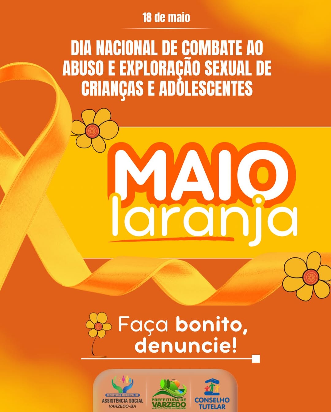 18 de Maio – Dia Nacional de Combate ao Abuso e à Exploração Sexual de Crianças e Adolescentes